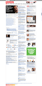 The front page of today's BusinessWeek.com