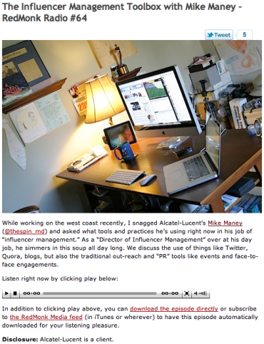 Redmonk podcast Redmonk podcast with Mike Maney